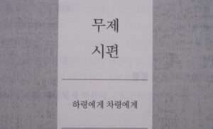 Read more about the article 고은 시인 ‘무제시편’, 소나기같이 썼답니다